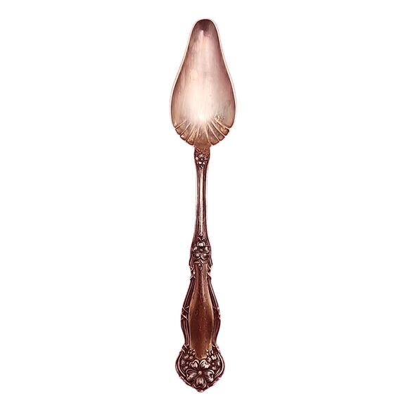 Antique 1908 International Wm Rogers & Son "Arbutus" Silverplate Fruit Spoon - Picture 1 of 8